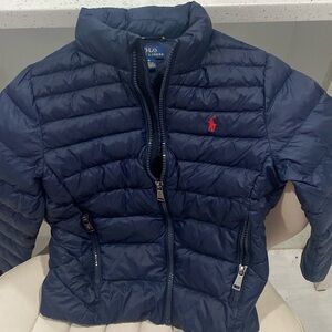 Unisex polo RL jacket. NWT navy blue. Used
